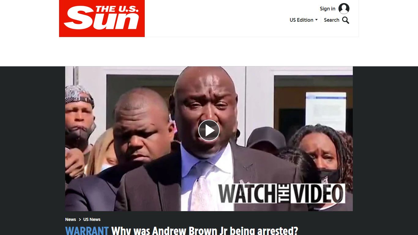 Why was Andrew Brown Jr being arrested? | The US Sun